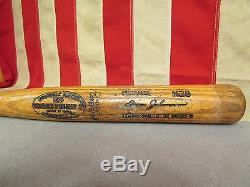 Vintage Louisville Slugger H&B Wood 125 Baseball Bat Fungo 37 Dave Johnson H29