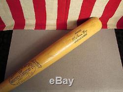 Vintage Louisville Slugger H&B Wood 125 Baseball Bat Nelson Fox Model 33 Nice