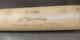 Vintage Louisville Slugger H&b Wood Baseball Bat 125 Ed Mathews Model 33 Hof