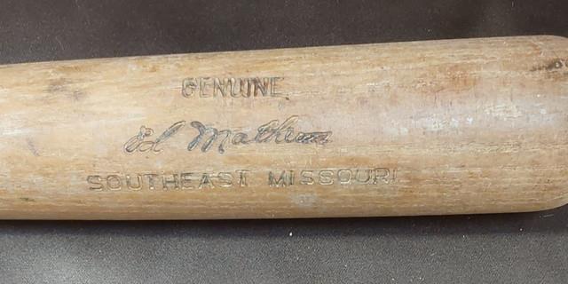 Vintage Louisville Slugger H&b Wood Baseball Bat 125 Ed Mathews Model 33 Hof