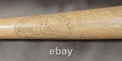 Vintage Louisville Slugger H&B Wood Baseball Bat 125 Ed Mathews Model 33 HOF