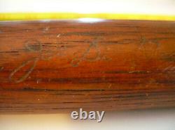 Vintage Louisville Slugger H&B Wood Baseball Bat 22 JoeDi Maggio signed