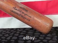 Vintage Louisville Slugger H&B Wood Baseball Bat Dagoberto Campaneris Model 35