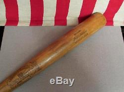 Vintage Louisville Slugger H&B Wood Baseball Bat Richie Ashburn 34 Phillies HOF