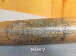 Vintage Louisville Slugger H&B Wood Baseball Bat The Bulger No. 125F Nice! 33
