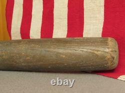 Vintage Louisville Slugger H&B early Wood Baseball Bat The Bulger Gray 34 Nice
