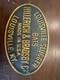 Vintage Louisville Slugger Hillerich & Bradsby Cast Metal Bat Display Sign