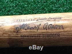 Vintage Louisville Slugger Hillerich & Bradsby Hank Aaron Baseball Bat 125K USA