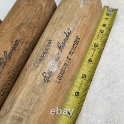 Vintage Louisville Slugger Hillerich Bradsby Wooden Baseball Bats Powerized 125