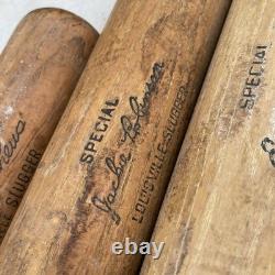 Vintage Louisville Slugger Hillerich Bradsby Wooden Baseball Bats Powerized 125