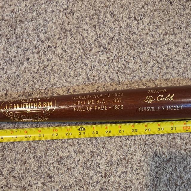 Vintage Louisville Slugger J. F. Hillerich & Son Ty Cobb Baseball Bat