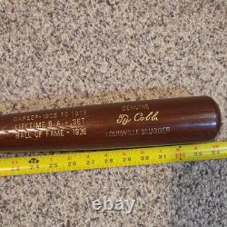 Vintage Louisville Slugger J. F. Hillerich & Son Ty Cobb Baseball Bat