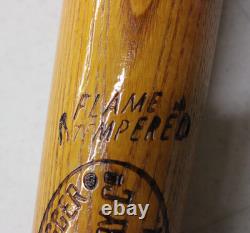 Vintage Louisville Slugger Jackie Robinson 35 Flame Tempered Baseball Bat JR5