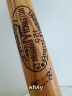 Vintage Louisville Slugger K75 Reggie Jackson Signed Cracked Baseball Bat 1960's