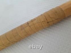 Vintage Louisville Slugger K75 Reggie Jackson Signed Cracked Baseball Bat 1960's