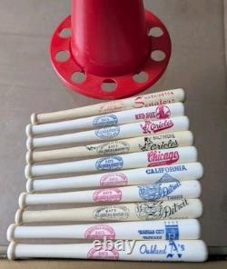 Vintage Louisville Slugger MLB Baseball Mini Bat Bank 4.75 Washington Senators