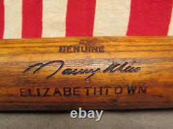 Vintage Louisville Slugger Maury Wils Baseball Bat Elizabethtown College, PA. 35