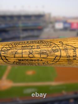 Vintage Louisville Slugger Mickey Mantle Model Bat H&B No DC 6 33.75 1960s Era