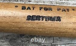 Vintage Louisville Slugger Mini Bat Sertoma 16 Rare Find Baseball