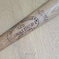 Vintage Louisville Slugger No. 125 Flame Tempered Pete Rose 1965-1979
