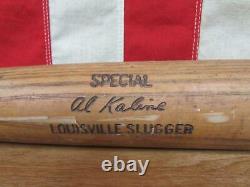 Vintage Louisville Slugger Wood 125 Baseball Bat Special Al Kaline HOF 33 Tiger