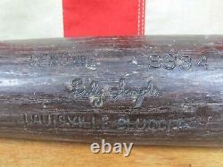 Vintage Louisville Slugger Wood Baseball Bat Game Used S334 Billy Sample 34