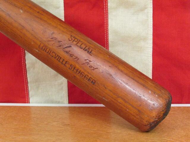 Vintage Louisville Slugger Wood Baseball Bat Nelson Fox Special Model 34 Hof