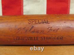 Vintage Louisville Slugger Wood Baseball Bat Nelson Fox Special Model 34 HOF