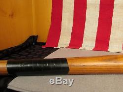 Vintage Louisville Slugger Wood H&B Baseball Bat George Mason Univ. 34 College