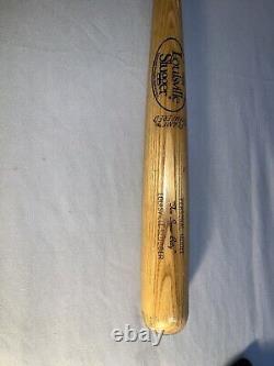 Vintage Louisville Slugger Wooden Flame Tampered Baseball Bat