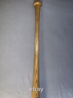 Vintage Louisville Slugger Wooden Flame Tampered Baseball Bat