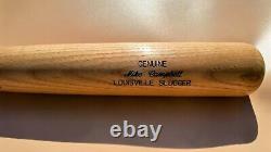 Vintage Louisville Slugger Wooden Flame Tampered Baseball Bat 80-90's Rare NOS