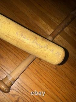 Vintage Louisville Slugger Wooden Oil Tempered Baseball Bat And Pro Washington