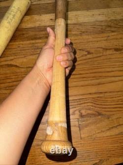 Vintage Louisville Slugger Wooden Oil Tempered Baseball Bat And Pro Washington