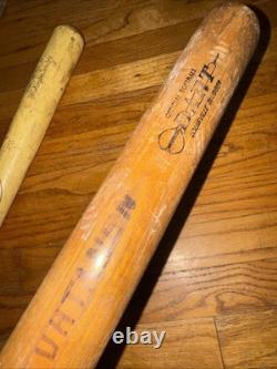 Vintage Louisville Slugger Wooden Oil Tempered Baseball Bat And Pro Washington