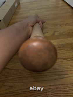 Vintage Louisville Slugger Wooden Oil Tempered Baseball Bat And Pro Washington