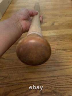 Vintage Louisville Slugger Wooden Oil Tempered Baseball Bat And Pro Washington