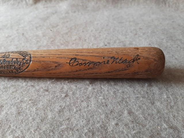 Vintage Louisville Souvenir Baseball Bat Connie Mack Philadelphia A's Athletics
