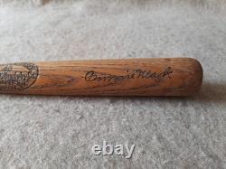 Vintage Louisville Souvenir Baseball Bat Connie Mack Philadelphia A's Athletics