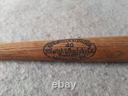 Vintage Louisville Souvenir Baseball Bat Connie Mack Philadelphia A's Athletics