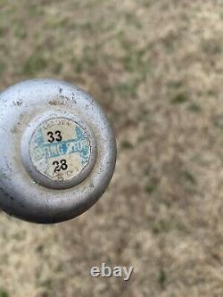 Vintage Louisville slugger baseball bat mega big barrell 33/28 -5 bb1 c405