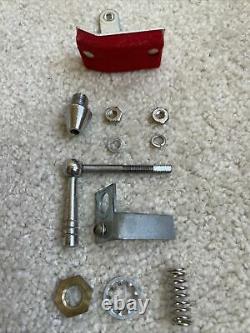 Vintage Ludwig 60s Chrome Red Baseball Bat Muffler Tone Control for Snare Drum