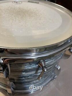 Vintage Ludwig Blue Oyster Pearl 12x8 Tom Drum Keystone 1968 Drums Baseball Bat