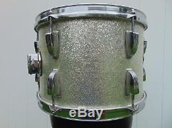 Vintage Ludwig Drums 1968 Silver Sparkle Tom 9x13 3ply Baseball Bat Muffler