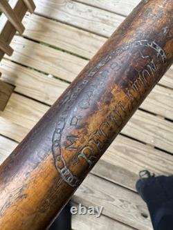 Vintage M. R. Campbell MLB Regulation Model Tullahoma-Tenn Baseball Bat Wood