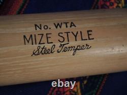 Vintage MIZE Style No. WTA Hanna Batrite Baseball Bat