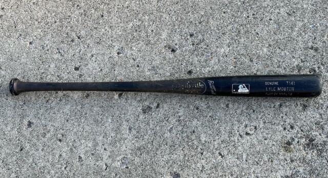 Vintage Mlb Lyle Mouton Lsu Tigers Florida Marlins Baseball Bat Game Used