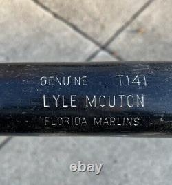 Vintage MLB LYLE MOUTON LSU TIGERS FLORIDA MARLINS Baseball Bat Game Used