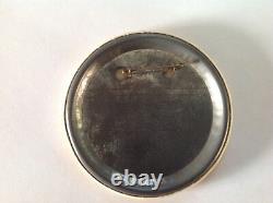 Vintage MLB New York Yankees Baseball Pin Pinback Button Logo Bat Out Of Hat