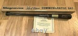 Vintage Magnavox HANK AARON 715 Home Run COMMEMORATIVE Baseball BAT + COA BOX